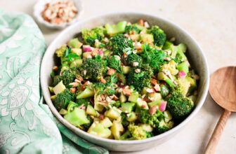 Easy Broccoli Salad (Creamy, Crunchy, and Ready in 20 minutes)